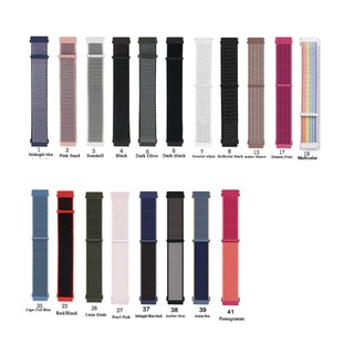 Dây đeo Nylon 20mm phổ thông cho Garmin Active 5 / Vivoactive 5 6 / 165 / 170 / 70 / 245 / 645 / 55 / 158