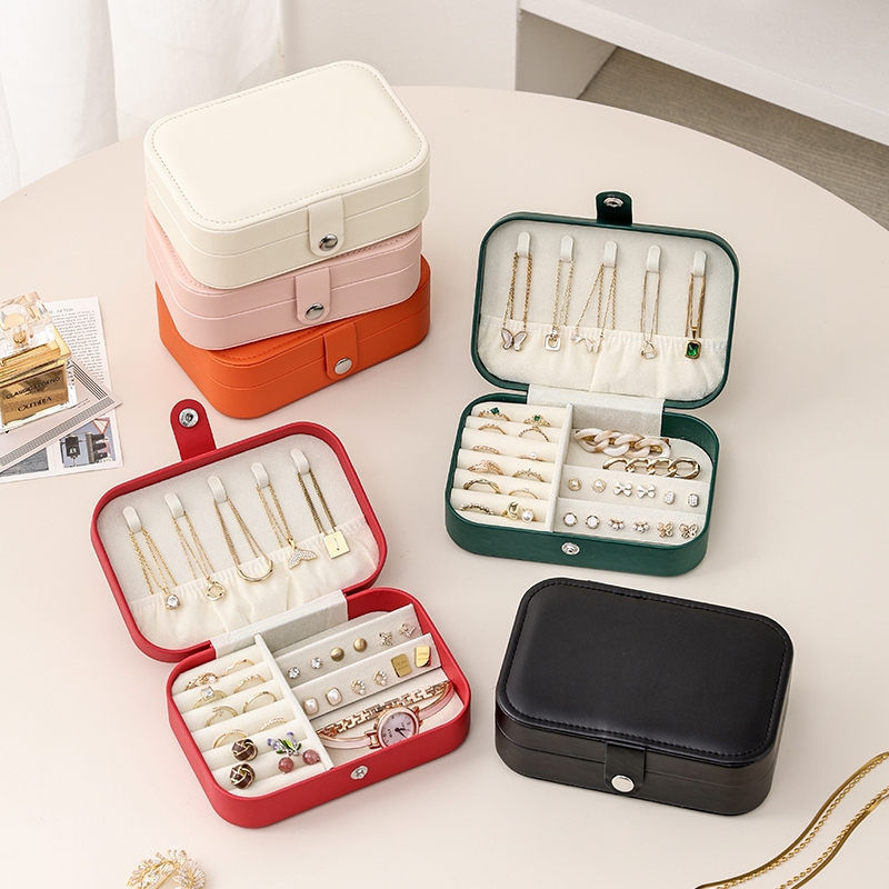 CASEGRACE Hộp Trang Sức Người Tổ Chức Phụ Kiện Lưu Trữ Hộp Đựng Trang Sức Bông Tai Vòng Cổ Nhẫn Hộp Quà Tặng