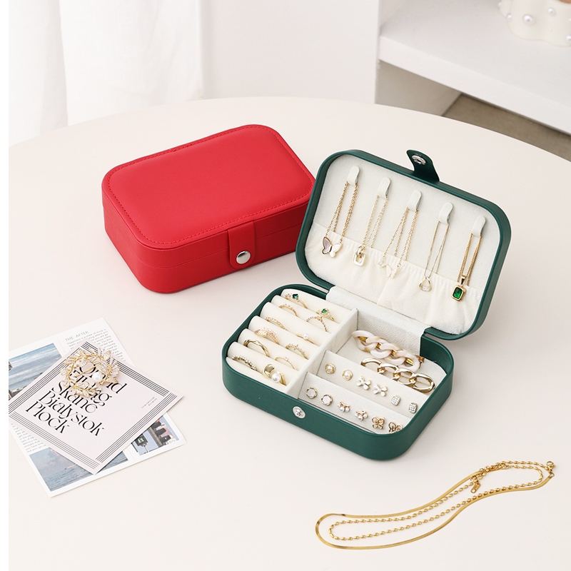 CASEGRACE Hộp Trang Sức Người Tổ Chức Phụ Kiện Lưu Trữ Hộp Đựng Trang Sức Bông Tai Vòng Cổ Nhẫn Hộp Quà Tặng