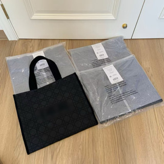 Túi kiểm tra mây đen cổ điển Gạc ren Tote Kích thước: 41 * 38 * 15cm