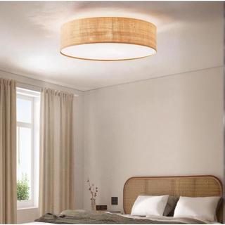 AIMI Vintage Tre Đèn Mây Đèn Chùm Quốc Gia Trang Trại Phong Cách Đèn Dệt Tay Trang Trí Nhà Đèn LED Phòng Ăn Phòng Khách