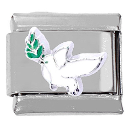 Thép không gỉ 304 DIY Charm Vòng tay Swan Butterfly Little Bee Module italy charms Thép không gỉ đàn hồi