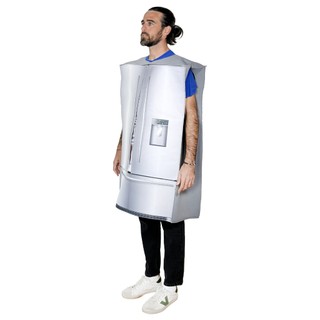 Người Lớn Ngộ nghĩnh Nhà Bếp Tủ Lạnh & Máy Nước Trang Phục Cặp Đôi Halloween Thiết Bị Linh Vật Trang Phục Bộ Nam Cosplay Carnival Tiệc Sân Khấu Trang Phục