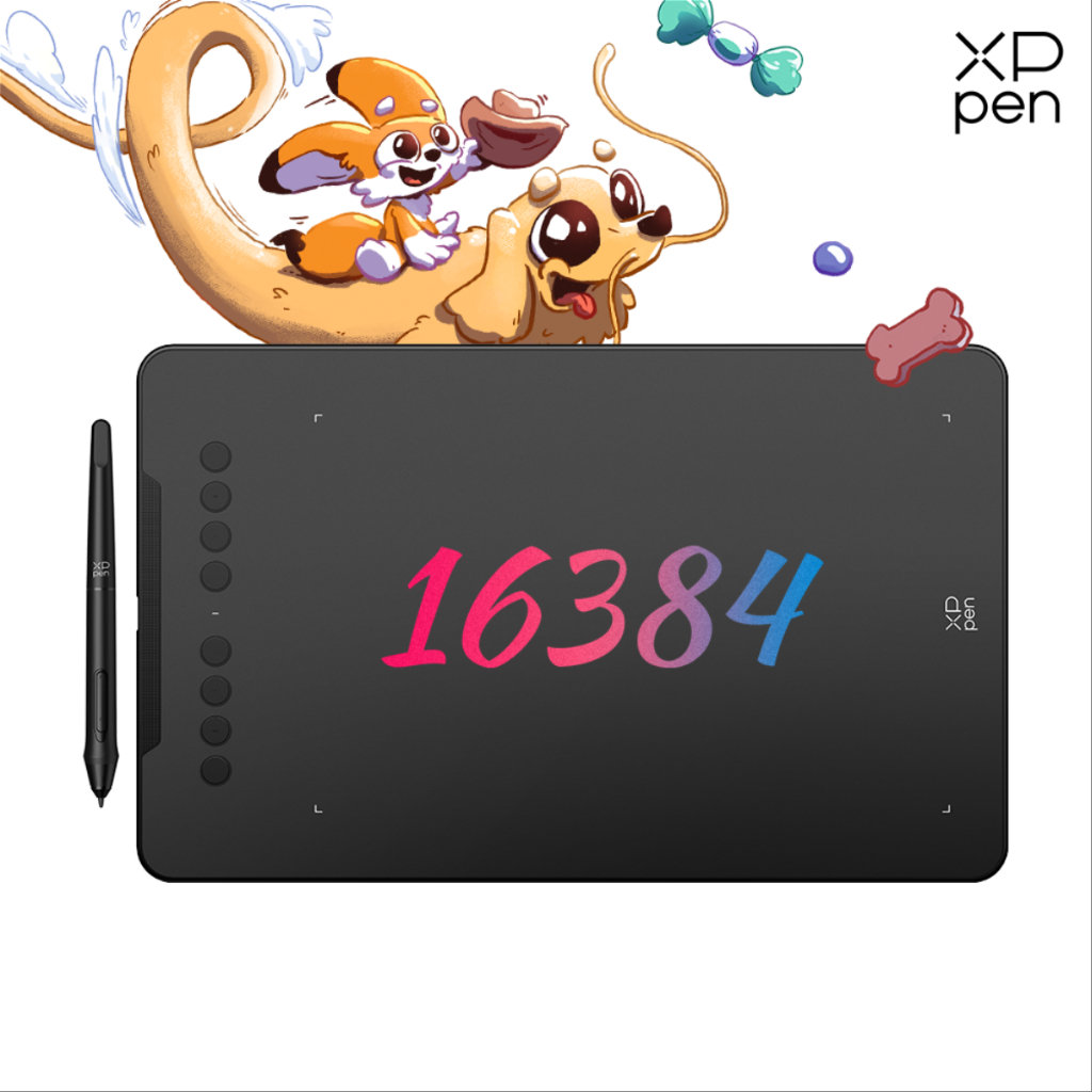 Bảng vẽ điện tử XPPen Deco 01 V3 Máy tính bảng vẽ đồ họa hỗ trợ Android với bút không cần pin 16K