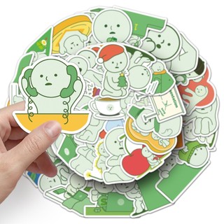 Bộ 50 Dễ Thương Smiski Dán DIY Thêu Sò Điện Thoại Hành Lý Ván Trượt Chống Thấm Nước Miếng Dán