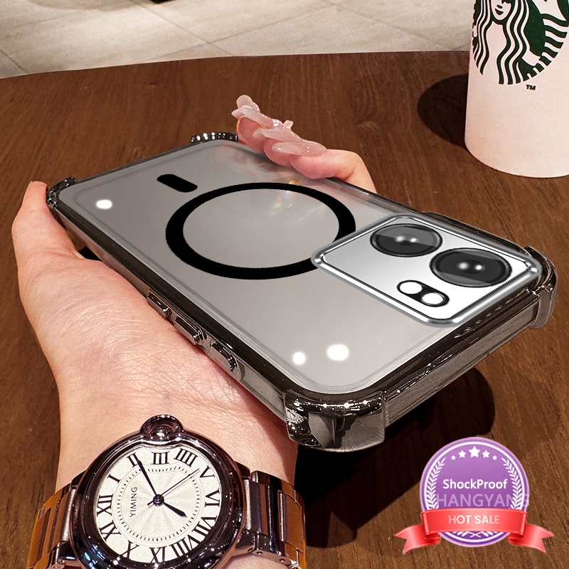 Ốp Lưng Dành Cho infinix smart 9 hot 50i Vỏ Điện Thoại Silicon Chống Sốc Mạ Điện Với Thiết Kế Vòng Hút Từ Tính Đơn Giản Ốp Mềm TPU Thẩm Mỹ