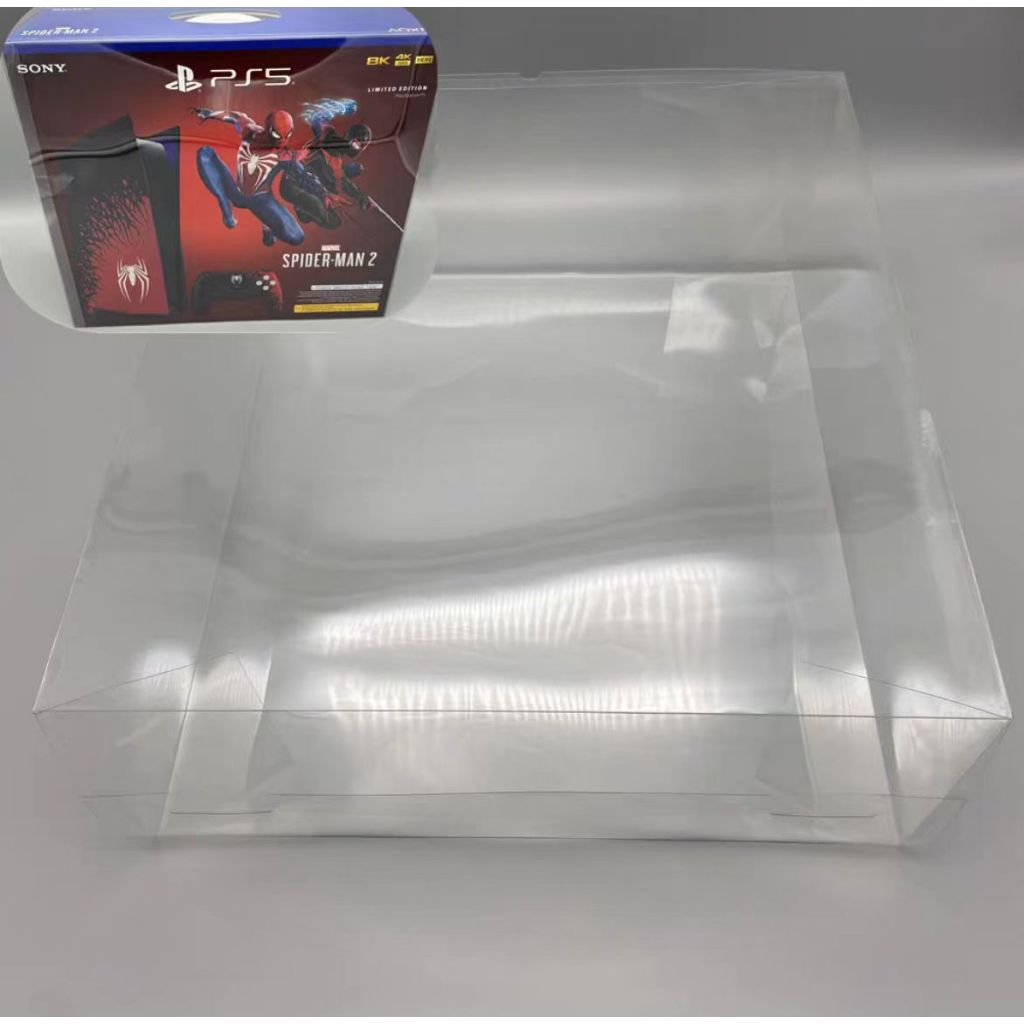 Thế hệ đầu tiên dày PS5 PlayStation 5Z Spider Man phiên bản giới hạn hộp đựng bộ sưu tập bảo vệ trong suốt