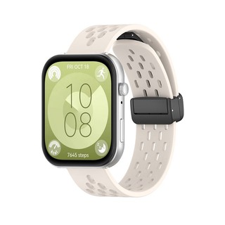 Dây đeo silicon thoáng khí Dây đeo khóa từ tính cho Huawei Watch Fit 5 4 Pro FIT4 FIT5 Phụ kiện