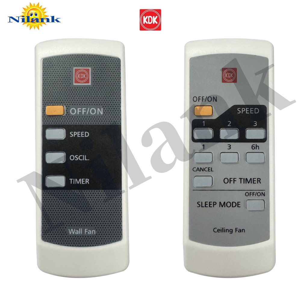 Nilank Điều khiển  chính hãng KDK FOR quạt treo tường / quạt trần dòng KDK Panasonic
