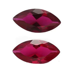 Kích thước từ 3x6mm đến 8x16mm - Đá corundum tổng hợp cắt marquise màu sắc đa dạng cho trang sức DIY