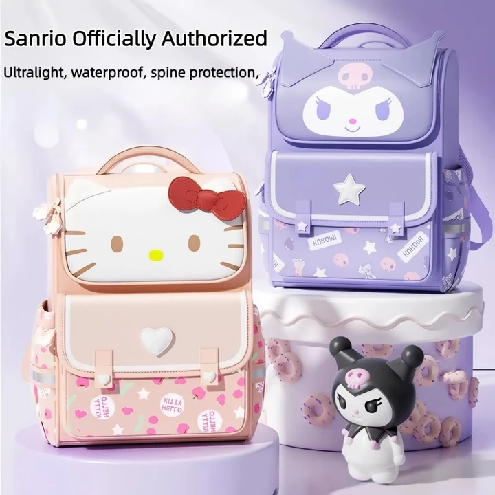 Ba lô chống gù trẻ em được ủy quyền chính hãng của Sanrio mới học sinh tiểu học lớp 1-6 cặp đi cho học sinh siêu nhẹ chống nước dung tích lớn ba lô bé – 6