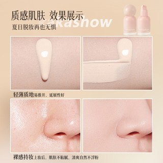 Kem nền dạng lỏng dưỡng ẩm KAKASHOW 30g - Mờ Độ che phủ cao Lỗ chân lông lâu trôi Chống thấm nước Kem nền trang điểm C477