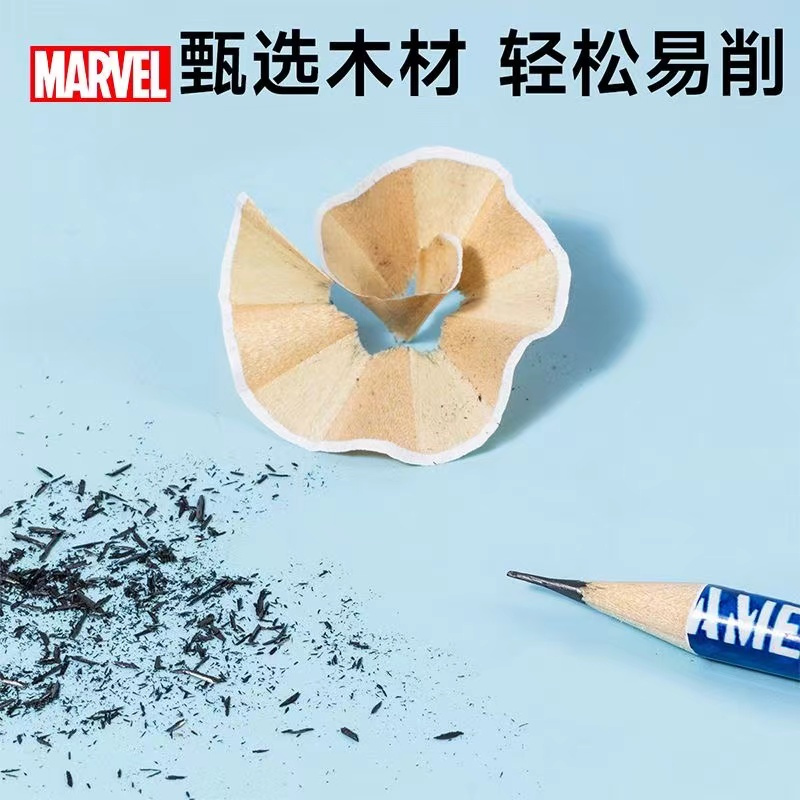 Product image Set 12 Bút Chì Gỗ hb Hình Người Nhện disney Thân Thiện Với Môi Trường 6