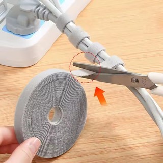 Bộ sắp xếp cáp 5M Quản lý cáp Dây cuộn băng Tai nghe Quản lý dây chuột Dây bảo vệ