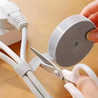 Bộ sắp xếp cáp 5M Quản lý cáp Dây cuộn băng Tai nghe Quản lý dây chuột Dây bảo vệ