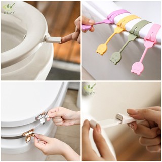 [ELOY] Dụng cụ nâng ghế vệ sinh bằng nhựa di động Phụ kiện phòng tắm Closestool Vỏ bọc ghế Tay cầm Vỏ vệ sinh Vòng nâng WC Phụ kiện VN