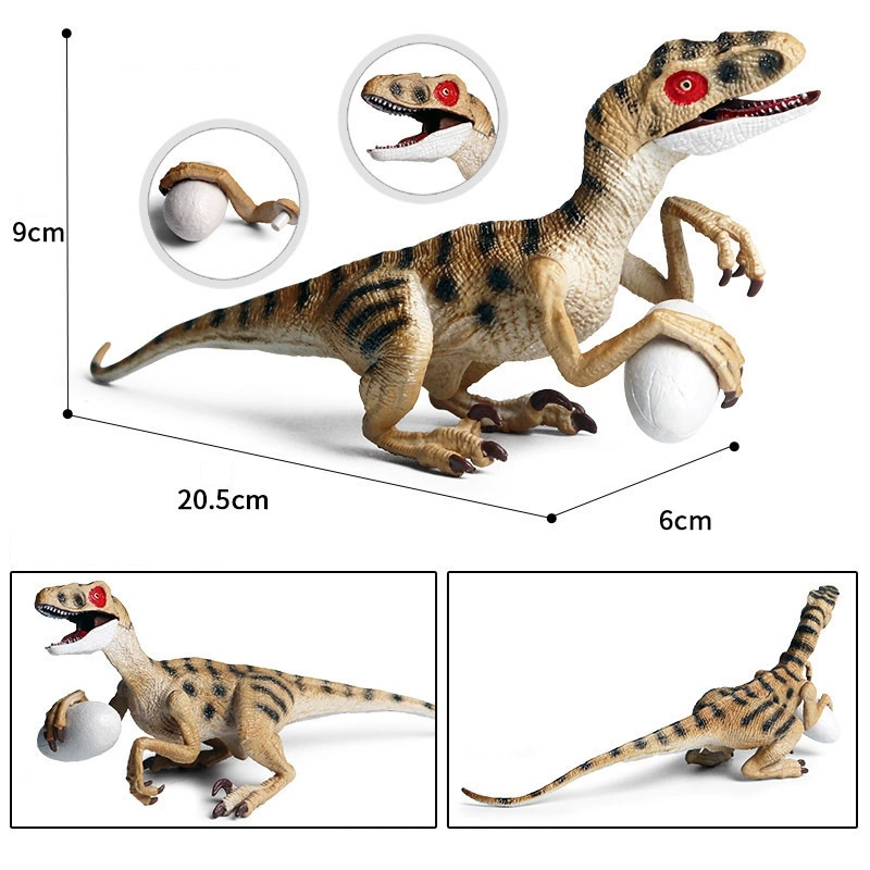 Mô phỏng mô hình động vật khủng long Đồ chơi trẻ em kỷ Jura rắn Oviraptor Oviraptor Tượng nhỏ bé trai