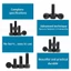 Đen 304 Thép Không Gỉ Allen Ổ Cắm Đầu Vít M1.4 M1.6 M2 M2.5 M3 M4 M5 M6 M8 M10 M12 Lục Giác Ổ Cắm Đầu Nắp Vít Lục Giác Vít Ổ Cắm Lục Giác Vít