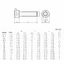 Đen 304 Thép Không Gỉ Allen Ổ Cắm Đầu Vít M1.4 M1.6 M2 M2.5 M3 M4 M5 M6 M8 M10 M12 Lục Giác Ổ Cắm Đầu Nắp Vít Lục Giác Vít Ổ Cắm Lục Giác Vít