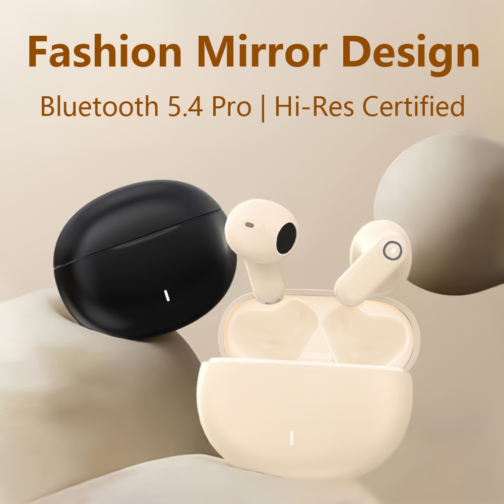 [2 Quà tặng miễn phí] KY5 Mini Tai nghe Bluetooth cảm ứng, âm thanh ENC, giảm ồn, dùng cho mọi điện thoại