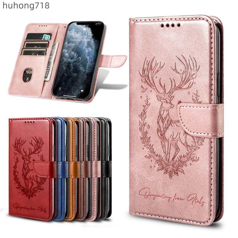 Ốp Lật Cho Xiaomi 11 12 Lite 13 11i 11X 11T 12X 12S 12T Pro Bao Da Khe Cắm Thẻ Ví TPU Vỏ