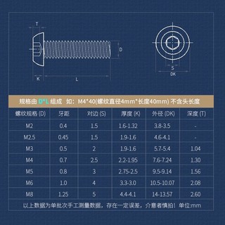 M2 M2.5 M3 M4 M5 M6 M8 Đen Thép Không Gỉ 304 Đầu Chảo Tròn Đầu Lục Giác Ổ Cắm Allen Vít Nút Đầu Lục Giác Bu Lông
