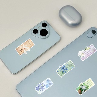 51 Chiếc Hoa Đánh Dấu Trang Động Lực Cụm Từ Dán Hành Lý Laptop Đàn Guitar Điện Thoại DIY Miếng Dán