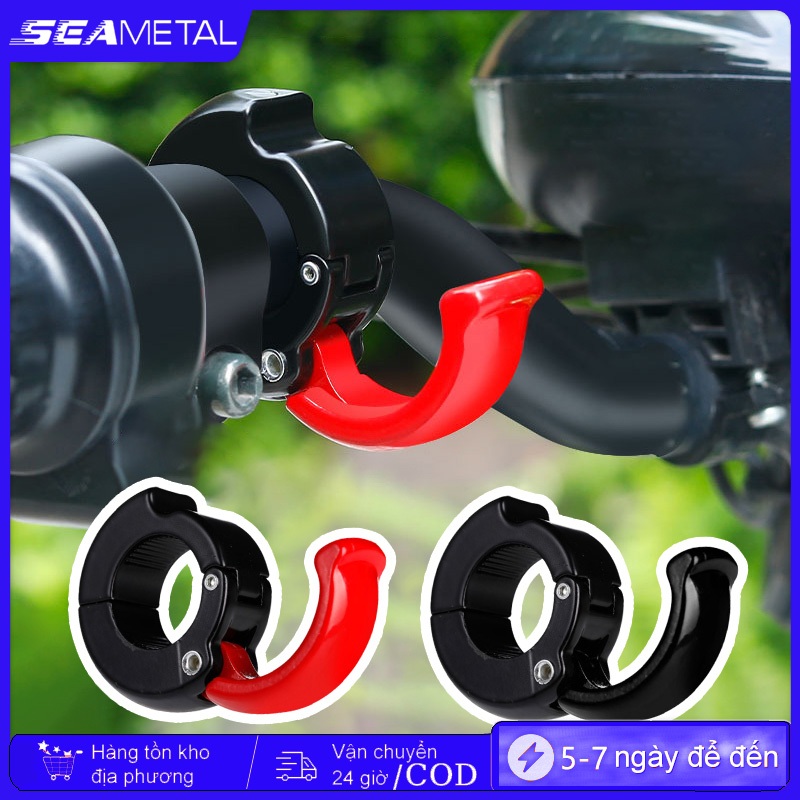 SEAMETAL Xe Máy Tay Lái Móc Treo Hàng Hóa Móc Túi Hành Lý Móc Treo Mũ Bảo Hiểm Móng Vuốt Xe Đạp Điện Hàng Hóa Xe Máy