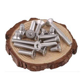 Ổ cắm lục giác lục giác Vít chìm Đầu phẳng Allen Bu lông M5 M6 M8 M10 M12 Thép không gỉ 304