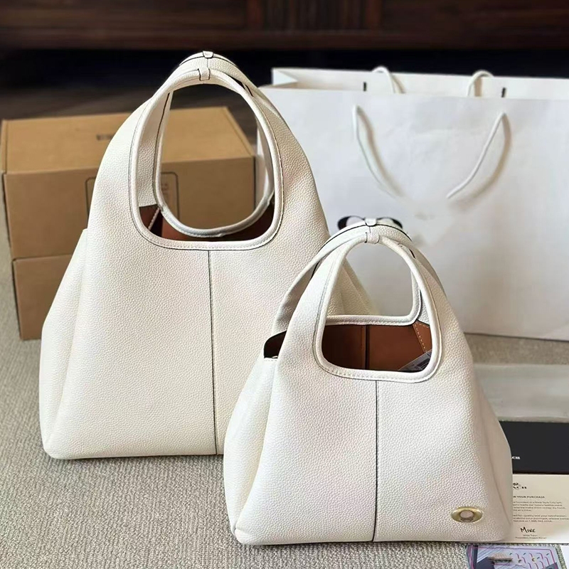 CC Túi đựng rau cầm tay mới dành cho nữ Túi đựng rau củ thời trang và đơn giản Họa tiết vải chéo Túi xô nước