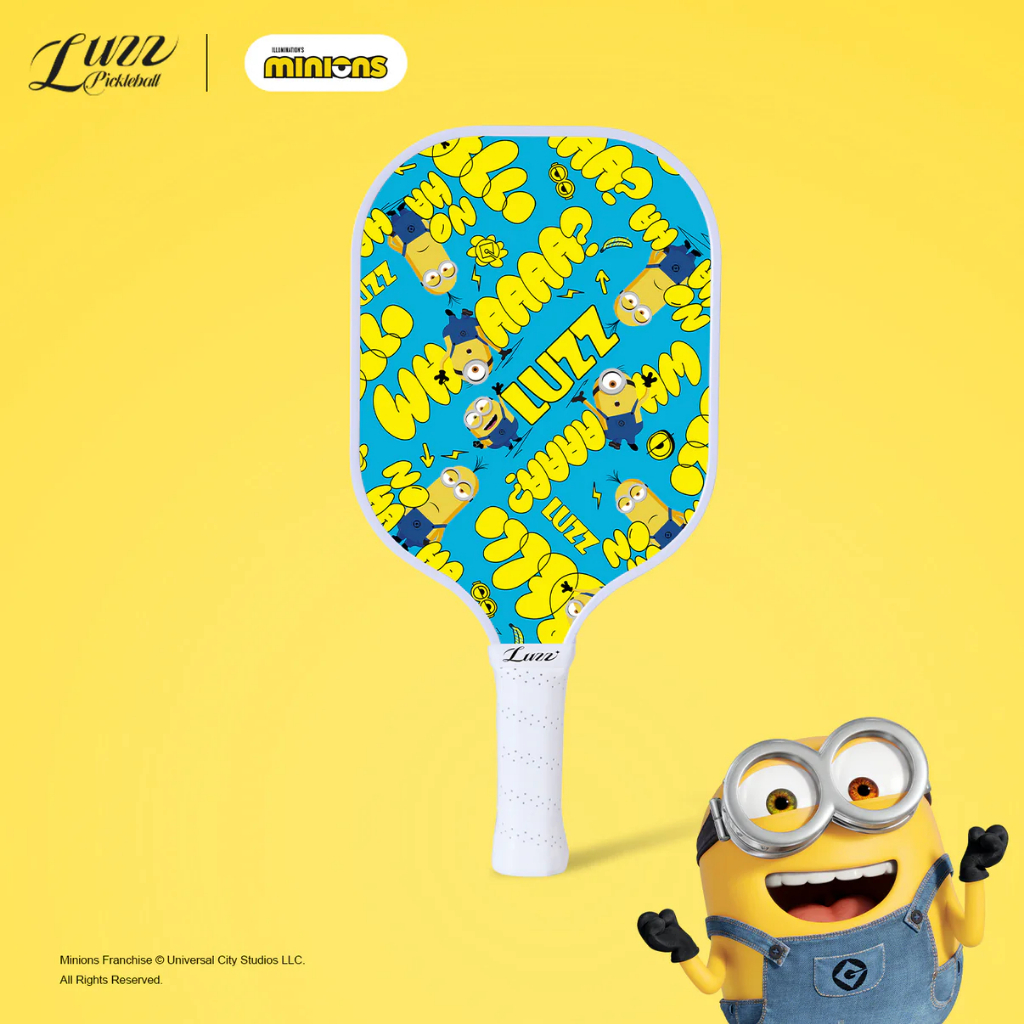 LUZZ Vợt Pickleball Minions Checker Champ Bản Gốc (16mm) T700 Sợi Carbon | BigBuy360 - bigbuy360.vn