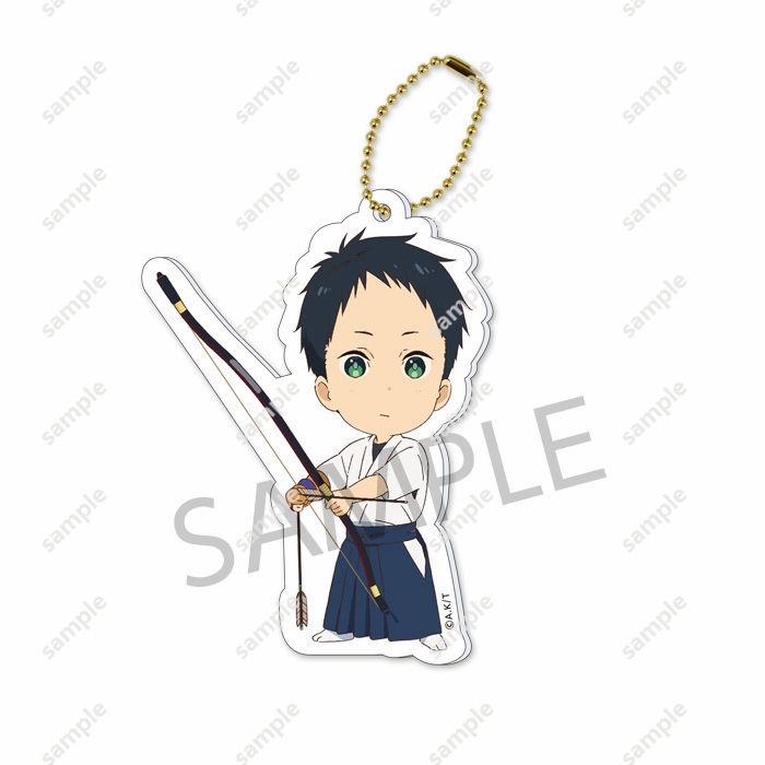 Tsurune: Kazemai High School Kyudo Club Acrylic Móc Khóa - Minato Narumiya Masaki Takigawa Anime Hình Charm Set