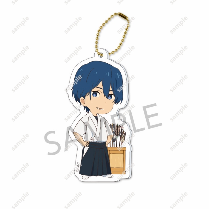 Tsurune: Kazemai High School Kyudo Club Acrylic Móc Khóa - Minato Narumiya Masaki Takigawa Anime Hình Charm Set