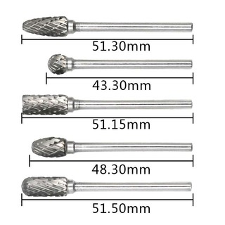 10 Chiếc Vonfram Thép Carbide Điện Mài Không Khí Phụ Kiện Mài Tập Tin Quay Phay Cắt Với Chân 3 Mm