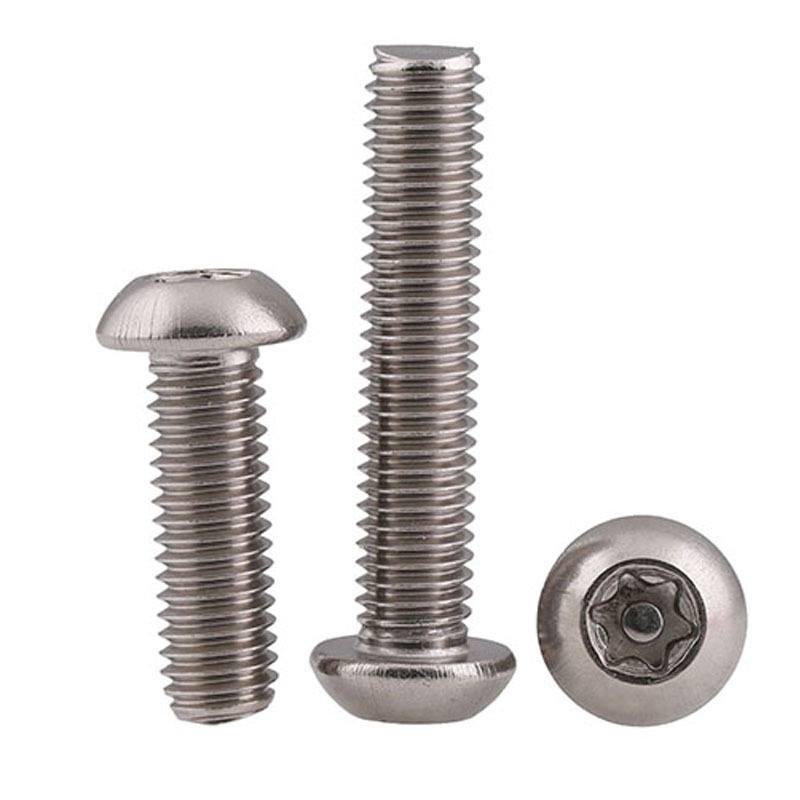 Đầu nút Torx sáu thùy bằng thép không gỉ có chốt Tamper Proof Chống trộm Vít an ninh Bu lông M2 M2.5 M3 M4 M5 M6 M8 M10