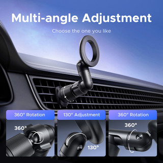 UGREEN Giá đỡ điện thoại ô tô thông hơi từ tính 360° Xoay Thích hợp cho iP17 16 Pro Max Xiaomi