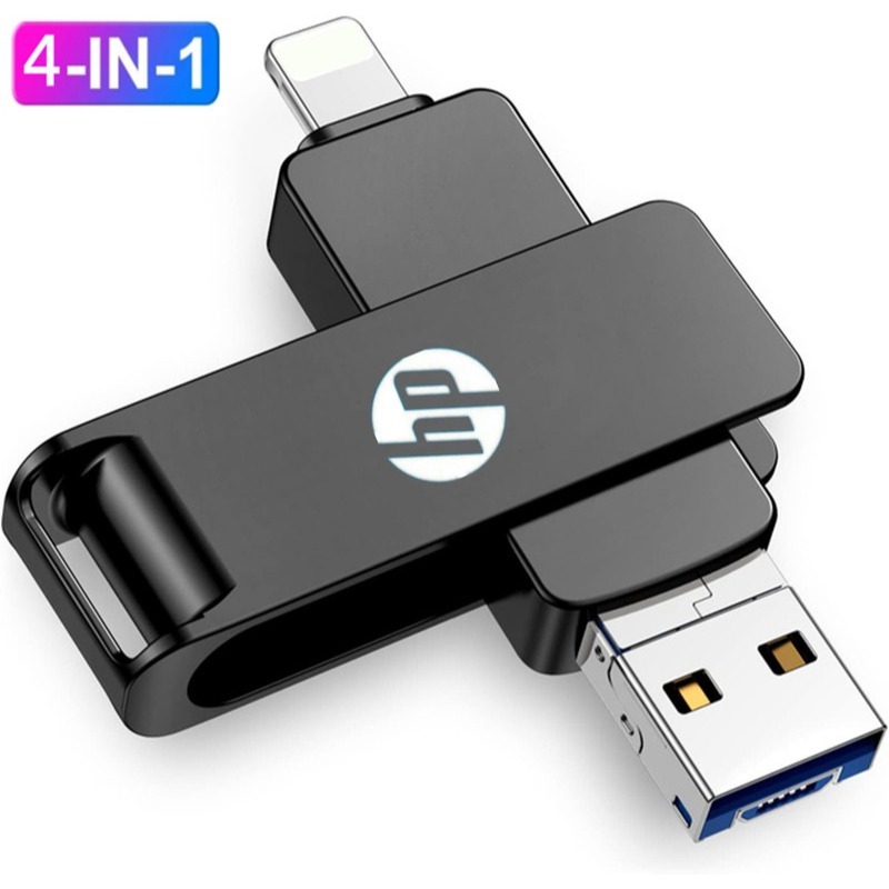 2TB 4IN1 OTG USB Flash Drive Memory Stick Pendrive For iPhone TypeC Micro iPad