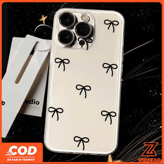 Ốp lưng cho OPPO A6X A6 A6 PRO A5i A3 A5X A5 5G A3X A5 PRO A3 PRO A17 Vỏ điện thoại TPU chống sốc nơ đen đơn giản