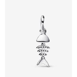 [Mới 2025] Charm Dangle xương cá màu ngọc lam cổ điển và thời trang