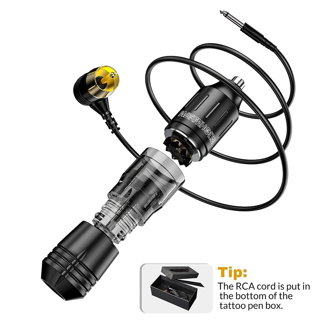 Wormhole Tattoo Pen Máy xăm quay Súng xăm Máy xăm quay Máy xăm cho nghệ sĩ xăm hình