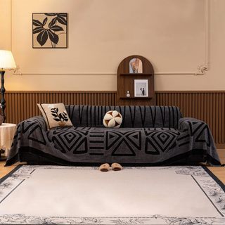 AIMI Khăn Trải Sofa Thân Thiện Với Thú Cưng Thích Hợp Cho Ghế Sofa Chữ L Hai Hoặc Ba Chỗ Ngồi Đa Chức Năng, Chống Trượt Vải Nhung Mềm Mại, Thoáng Khí Và Thoải Mái Bọc Ghế Sofa