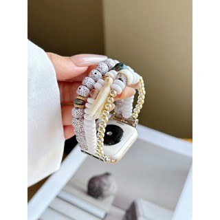 Dây đeo tua rua đính cườm phong cách Bohemian cho Apple Watch Ultra 46 / 44 / 40 / 49 / 45 / 41 / 42 / 38 / 45mm iwatch Series Ultra / 10 / 9 / 8 / 7 / 6 / 5 / 4 / 3 / 2 / 1 / SE