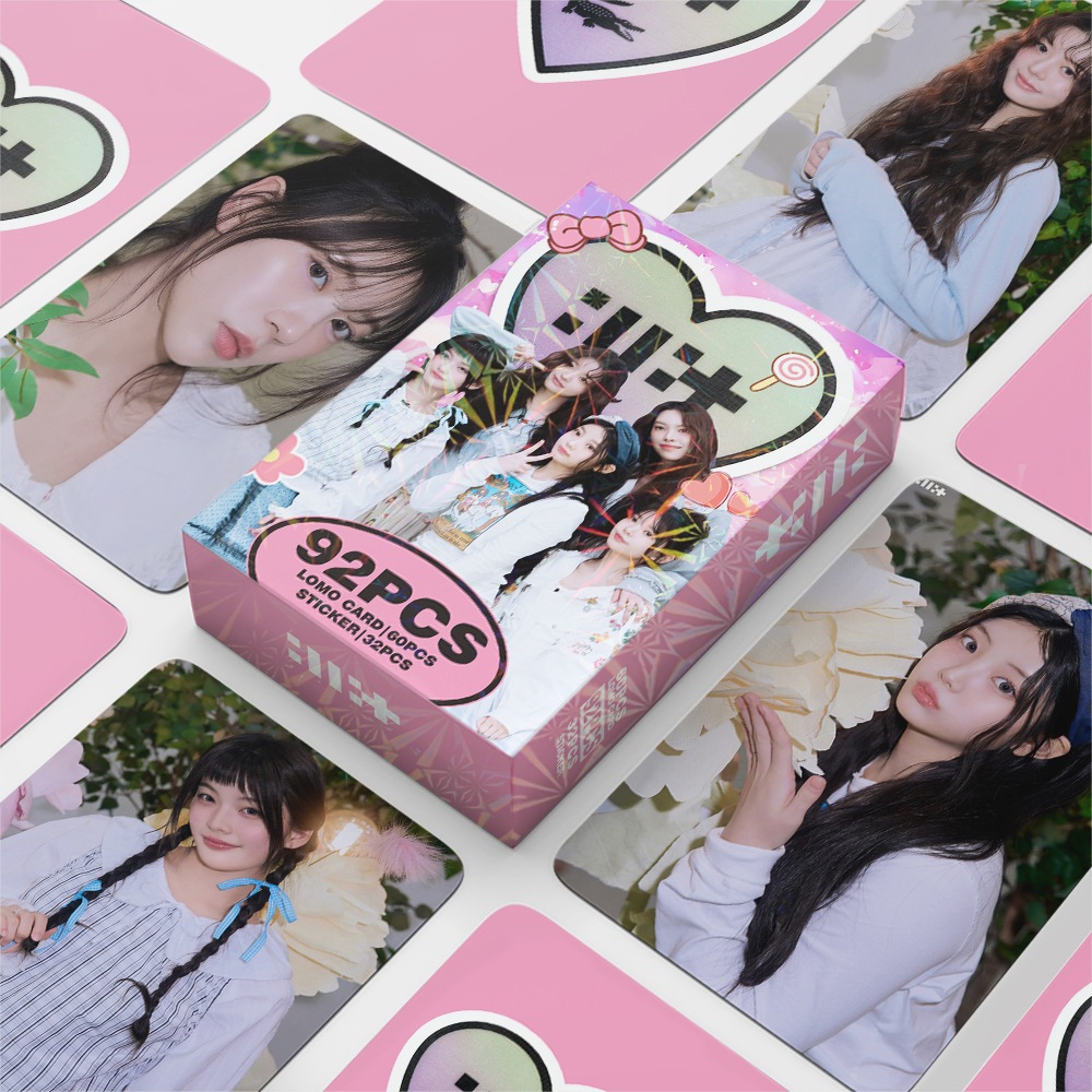 92 Cái / hộp ILLIT Lomo Thẻ Photocards Từ Tính Nhãn Dán SUPER REAL ME Album YUNAH MINJU MOKA WONHEE IROHA Bưu Thiếp YM