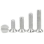 M1.6 M2 M2.5 M3 M4 M5 M6 M8 Thép không gỉ 304 Số liệu có ren có rãnh phẳng Đầu chìm máy Vít Bu lông