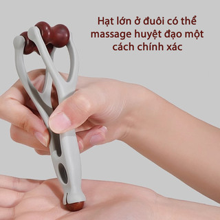 Con lăn Massage ngón tay Bianstone tự nhiên, Máy mát xa tay, Thư giãn ngón tay, Giảm mỏi tay