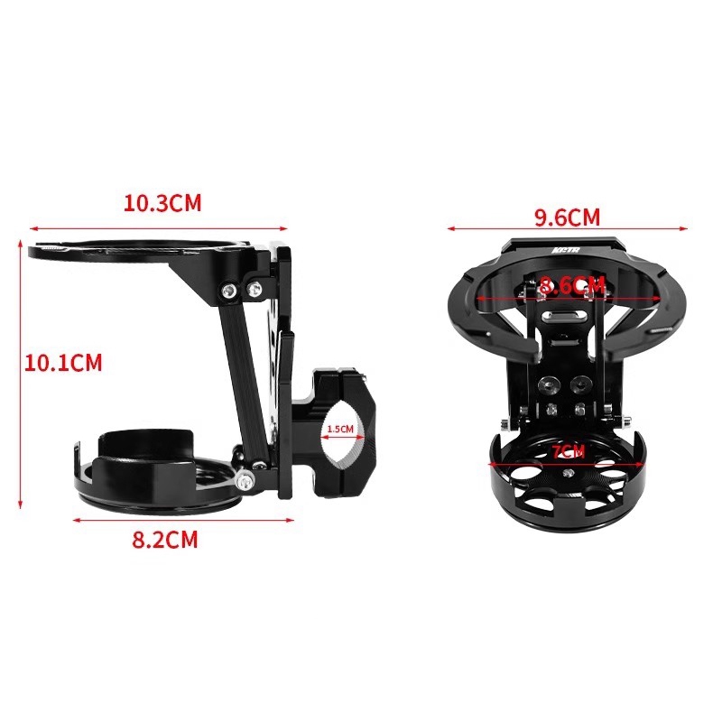 Thích hợp cho HONDA DAX125 ST125 Dachshund Sửa Đổi Gấp Xoay Cốc Nước Uống Giá Đỡ Kệ
