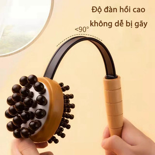 Búa Massage đệm không khí bằng gỗ nguyên khối, Thư giãn cơ lưng, Giảm đau lưng, Massage Pat Massage