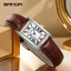 SANDA 1150-2 / Còn Hàng Mới Quy Mô La Mã Thời Trang Nam Xu Hướng Đơn Giản Cá Tính Sáng Tạo Thạch Anh Đồng Hồ Chống Thấm Nước Dạ Quang