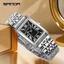 SANDA 1150-2 / Còn Hàng Mới Quy Mô La Mã Thời Trang Nam Xu Hướng Đơn Giản Cá Tính Sáng Tạo Thạch Anh Đồng Hồ Chống Thấm Nước Dạ Quang