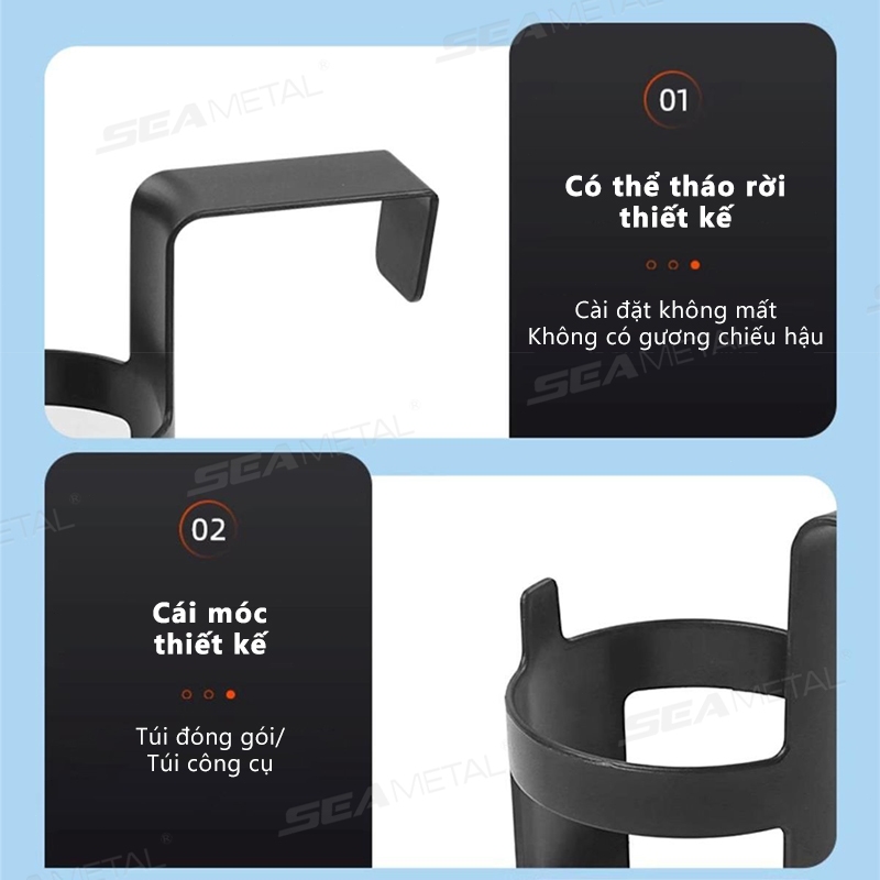 GHẾ Ô Tô Cốc Giá Đỡ Cửa Bên Chai Treo Giá Đỡ Đa Năng Uống Cốc Giá Đỡ Tự Động Tổ Chức Phụ Kiện
